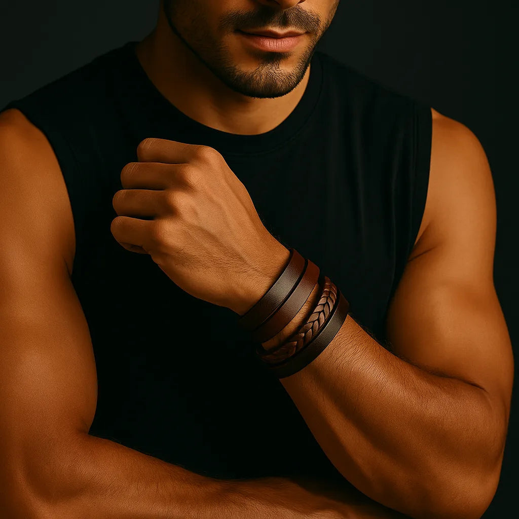 Men Leather Bracelets