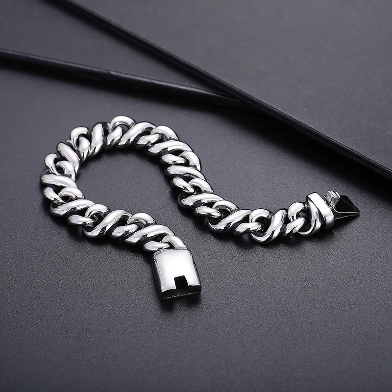 Bold Cuban Link Stainless Steel Bracelet – 14mm, 87g