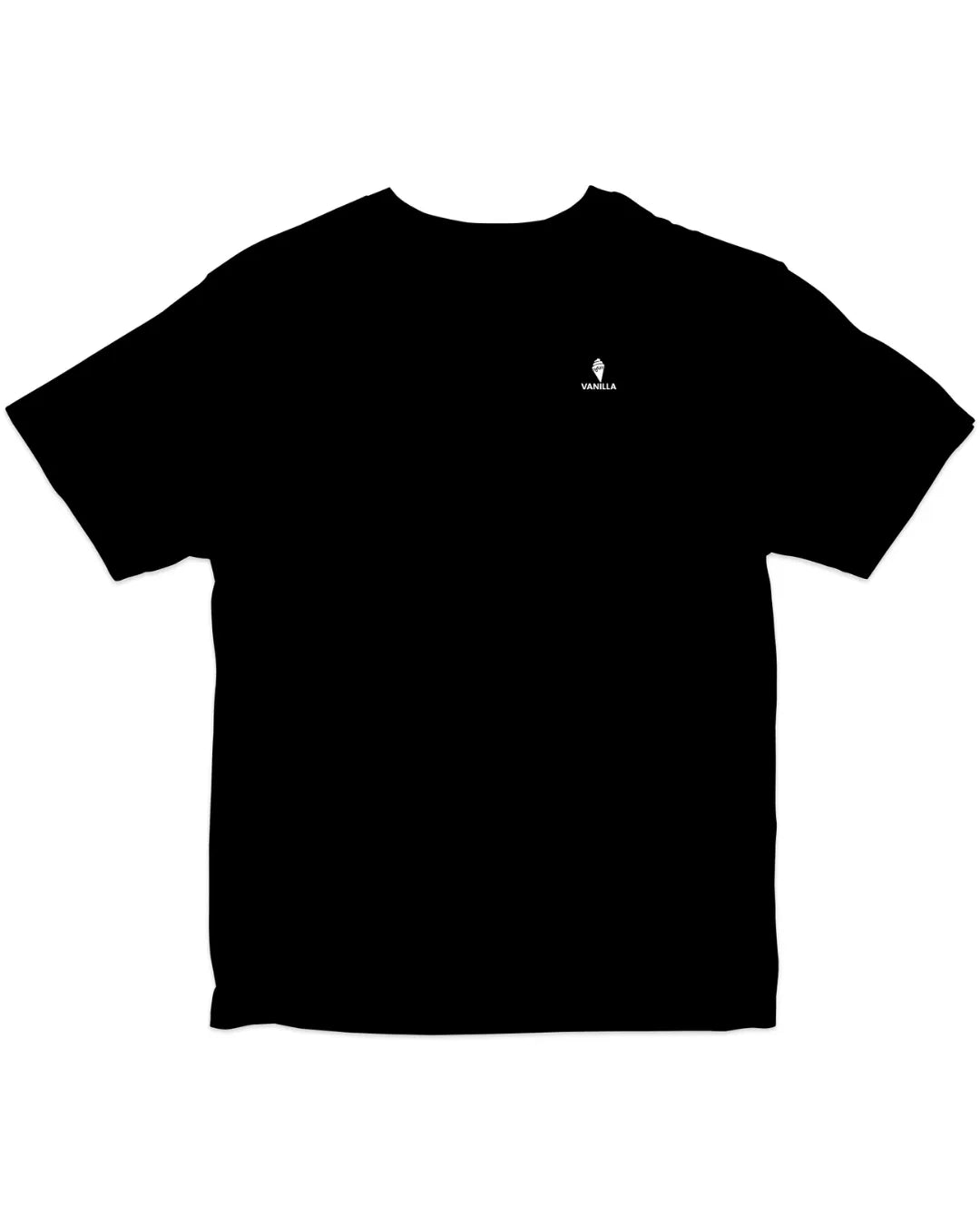 Vanilla Black Tailored Fit T-Shirt  For Men – 240 GSM Pure Cotton