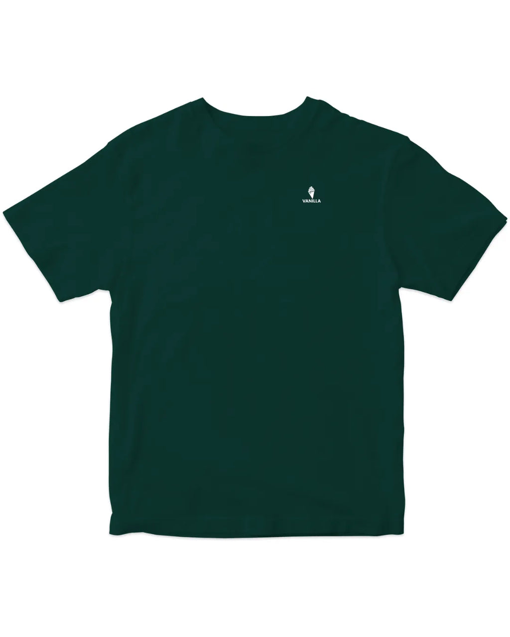 Vanilla Deep Green Oversize Drop Shoulder T-Shirt  For Men – 240 GSM Pure Cotton