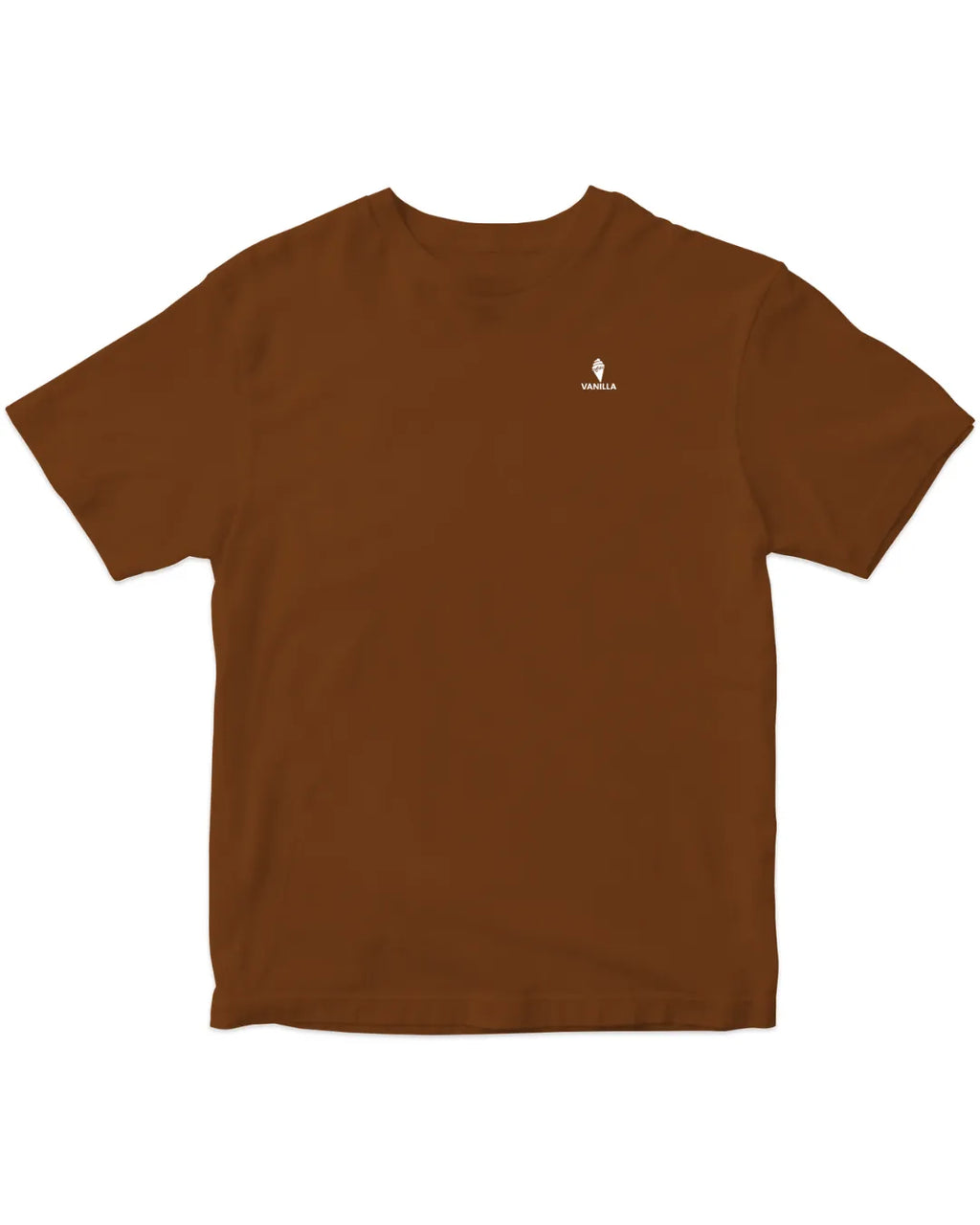 Vanilla Rust Brown Oversize Drop Shoulder T-Shirt  For Men – 240 GSM Pure Cotton